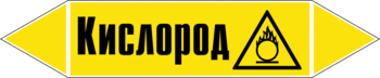 Маркировка трубопровода "кислород" (пленка, 126х26 мм) - Маркировка трубопроводов - Маркировки трубопроводов "ГАЗ" - Магазин охраны труда ИЗО Стиль