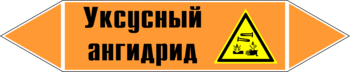 Маркировка трубопровода "уксусный ангидрид" (k07, пленка, 252х52 мм)" - Маркировка трубопроводов - Маркировки трубопроводов "КИСЛОТА" - Магазин охраны труда ИЗО Стиль